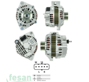 MITSUBISHI DLA1862 24V ALTERNATÖR IVECO STRALIS EUROTRAKKER EUROSTAR STRALIS 190260 340 440 SERİ 1999-2011 120AHM