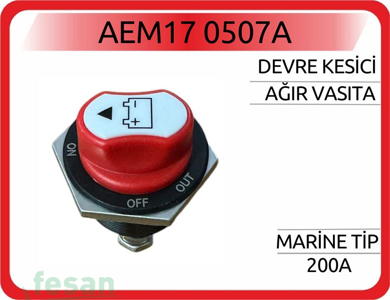 17 0507A DEVRE KESİCİ MARİNE TİP 200AHM