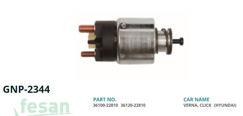 GENON GNP 2344 VALEO 12V MARŞ OTOMATİĞİ HYUNDAI ACCENT YM YAN FİŞLİ