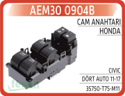 AN904B ANAHTAR CAM İND/KAL HONDA CİVİC L 2011-2017 DÖRT AUTOLU