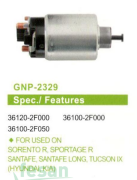 GENON GNP 2329 DELCO 12V MARŞ OTOMATİĞİ KİA SORENTO SPORTAGE HYUNDAİ SANTAFE TUCSON IX