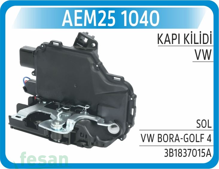 25 1040 KAPI KİLİDİ VW BORA GOLF IV SOL