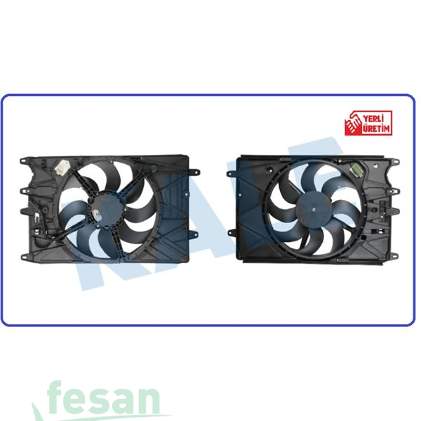 KALE 348465 12V FAN MOTORU FİAT EGEA 1.4 1.6-1.3D 1.6D DAVLUMBAZLI KLİMALI
