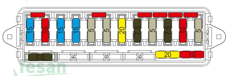 ENG 260150 SİGORTA KUTUSU MASSEY 13 LÜ