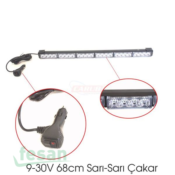 4203278 9-30V TEPE LAMBASI ÇAKAR 68CM SARI SARI