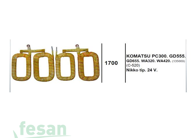 1700 NİKKO 24V MARŞ YASTIĞI KOMATSU GREYDER