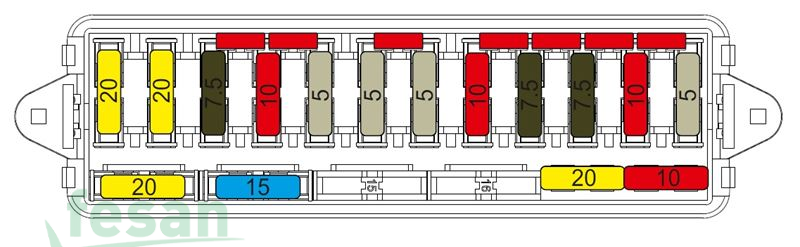 ENG 260153 SİGORTA KUTUSU MASSEY 14 LÜ