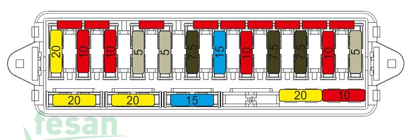 ENG 260154 SİGORTA KUTUSU MASSEY 15 Lİ