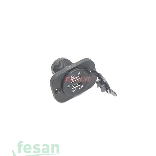 1700810 ÇAKMAK SOKET MARİN 2 USB 9-30V