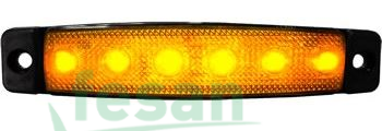 SANEL SBB 24Y6 24V BASAMAK LAMBASI 6LED SARI