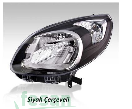 AYFAR 202316 FAR RENAULT KANGOO 2013> SAĞ MOTORLU SİYAH ÇERÇEVELİ