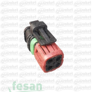 4K007 SOKET RENAULT SCANİA KAMYON ENJEKTÖR 4LÜ