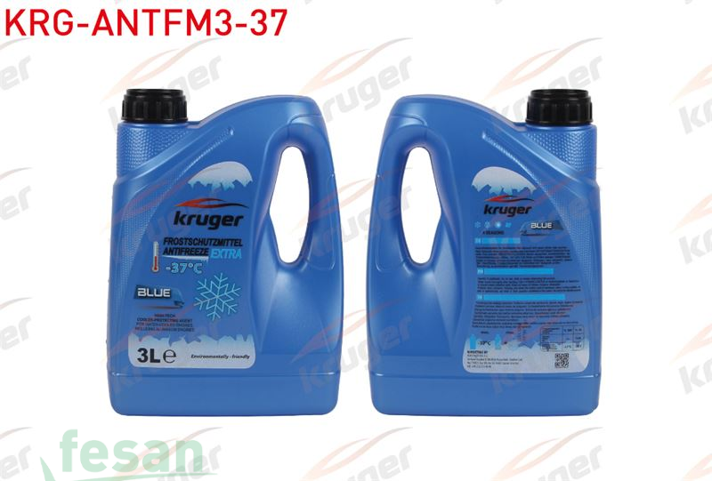 KRG-ANTFM3-37 ANTİFRİZ MAVİ ORGANİK 3LİTRE  -37 DERECE