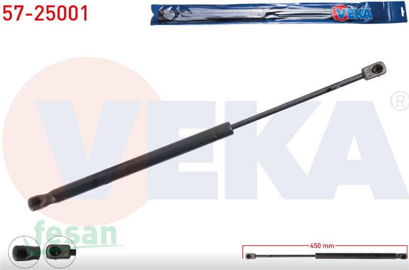 57-25001 AMORTİSÖR BAGAJ LADA SAMARA 1986-1994 450MM/340N