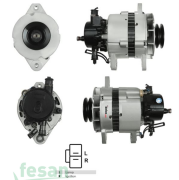 MITSUBISHI DLA045 24V ALTERNATÖR HYUNDAI HD-65 HD 72 HD-78 KAMYONET VAKUMLI ÇİFT KASNAK 80AHM