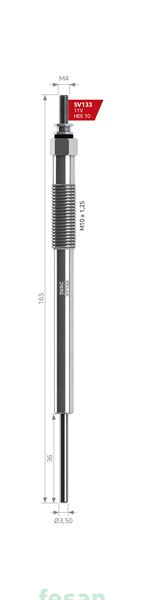 SVAC SV133  000  11V ISITMA BUJİSİ KİA CARNAVAL III 2.9CRDİ