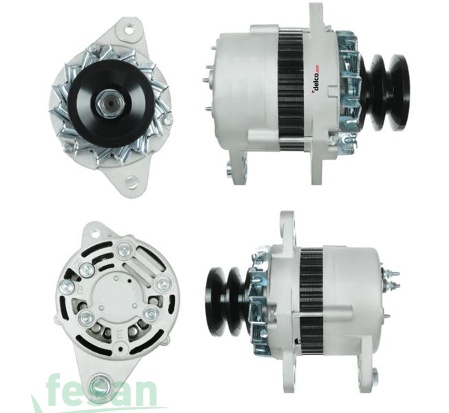 NİKKO DLA756 24V ALTERNATÖR KOMATSU İŞ MAKİNASI PC200 200-2 PC 400 WA100 150 LOADER GD205 GREYDER 2002> ÇİFT KASNAK 35AHM
