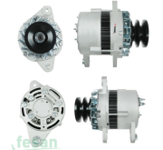 NİKKO DLA756 24V ALTERNATÖR KOMATSU İŞ MAKİNASI PC200 200-2 PC 400 WA100 150 LOADER GD205 GREYDER 2002> ÇİFT KASNAK 35AHM