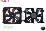 25-2018 12V FAN MOTORU HONDA CİTY 1.4 I-VTEC 2009-2012 RADYATÖR DAVLUMBAZLI