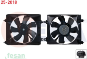 25-2018 12V FAN MOTORU HONDA CİTY 1.4 I-VTEC 2009-2012 RADYATÖR DAVLUMBAZLI