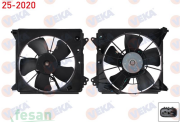 25-2020 12V FAN MOTORU HONDA CİTY 1.4 I-VTEC 2009-2012 RADYATÖR DAVLUMBAZLI