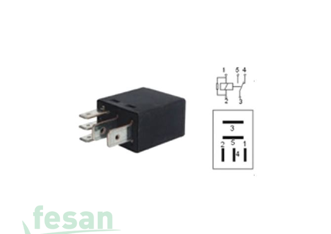 VB 1044 12V MİKRO RÖLE 5F 3K 2BÜYÜK FİŞLİ AES LR 190P