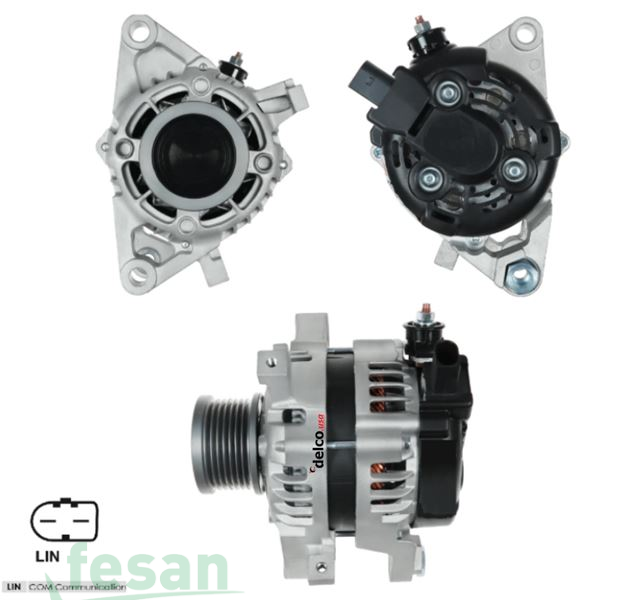 N.DENSO DLA2913 12V ALTERNATÖR TOYOTA HI-LUX GUN122 2.4 GUN 123 GUN 125 2015> 80AHM 3AYAK