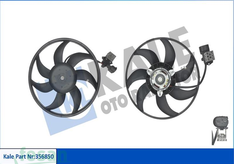 KALE 356850 12V FAN MOTORU OPEL COMBO 1.6 CORSA C 1.0-1.2-1.4-1.8 2000> DAVLUMBAZSIZ