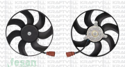 08120025 12V FAN MOTORU VW PASSAT 200W 06>15 TEK SOKET 7KANAT