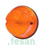 01006C SİNYAL CAMI FORD 3000 5000 TRAKTÖR EM YUVARLAK SARI