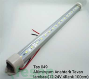 TAS 049B-12 12V LED TAVAN LAMBASI 1000CM ANAHTARLI BEYAZ