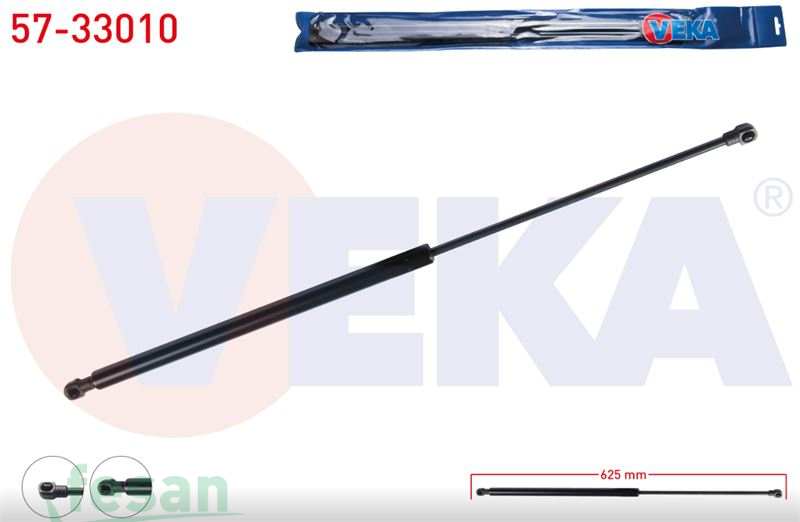 57-33010 AMORTİSÖR BAGAJ PEUGEOT 306 4KAPI 1993-2002 625MM/400N