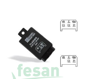 SANEL SSF 384 24V FLAŞÖR TRAKTÖR 5 FİŞLİ