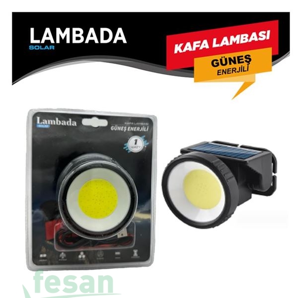 4456032 KAFA LAMBASI 1W SOLAR 3 FONKSİYONLU GÜNEŞ ENERJİLİ