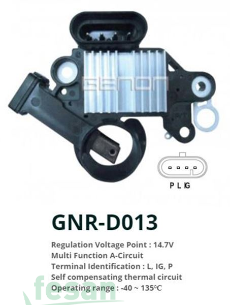 GENON GNR D013 DELCO 12V KONJEKTÖR DAEWOO SSANGYONG KA 814
