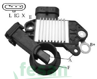 D 2262 DELCO 12V KONJEKTÖR CHEVROLET AVEO KALOS 3F MOBİLETRON VR D 716 TRANSPO D 2262 GENON D011