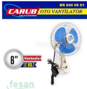 6400601 12V VANTİLATÖR VANTUZLU 6İNÇ