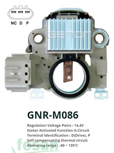 GENON GNR M086 MİTSUBİSHİ 12V KONJEKTÖR MAZDA 2 3 KA 854
