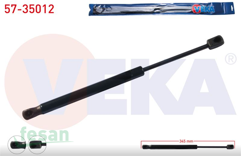 57-35012 AMORTİSÖR BAGAJ RENAULT MEGANE II 4 KAPI 2002-2008 342MM/350N