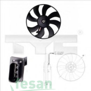 271061 12V FAN MOTORU SEAT CORDOBA İBİZA FABİA ROOMSTER 385MM 60W