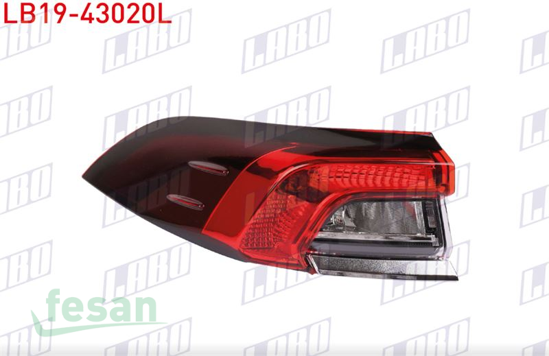 LB19-43020L STOP LAMBASI TOYOTA COROLLA DIŞ SOL 2019-2021