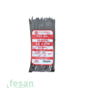 86 0111 3 6×205MM KABLO BAĞI SİYAH CIRT KELEPÇE