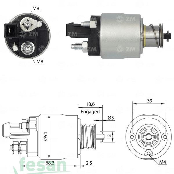 ZM 4492 VALEO 12V M OTOMATİĞİ VOLKSWAGEN AUDİ SEAT SKODA D7E SERİ