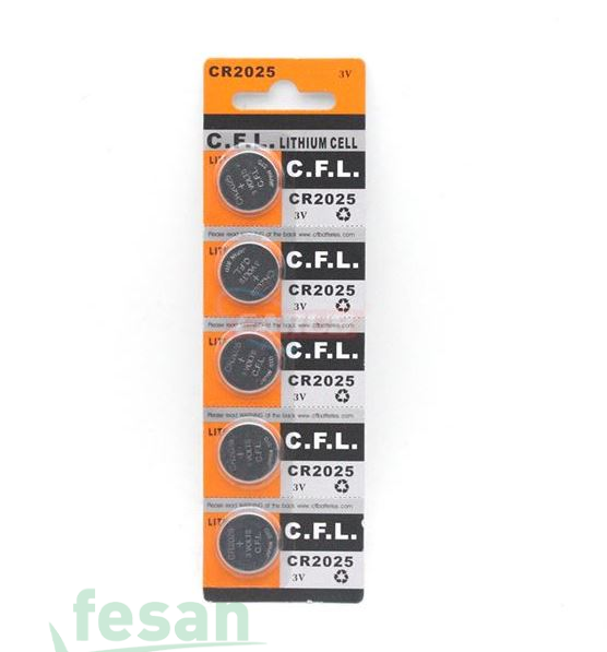 0014911 PİL PARA LİTYUM MODEL CR2025 3V