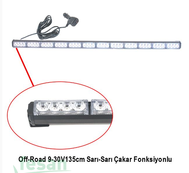 4203279 9-30V TEPE LAMBASI ÇAKAR SARI SARI 135CM