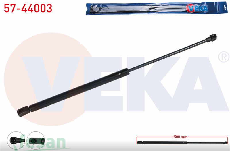 57-44003 AMORTİSÖR BAGAJ VW GOLF IV 1997-2005 PASSAT VARİANT 2000-2005 500MM/500N