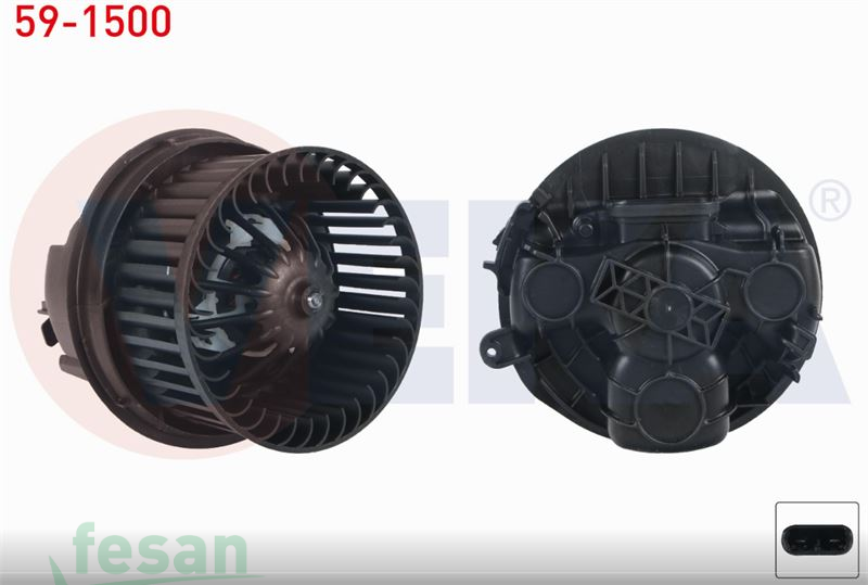 59-1500 12V KALORİFER MOTORU CİTROEN C2 2003-2009 C3 2002-2009 XSARA PİCASSO 1999> PEUGEOT 206 1998-2006 307 2000-2007 KLİMALI