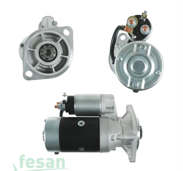 HİTACHİ DLS6124 12V MARŞ MOTORU YANMAR 4TNV98 4TNV98T 4TNE94 4TNE98 DOOSAN HYSTER 4D94E SAMSUNG SE50-3 9DİŞ 2.0KW