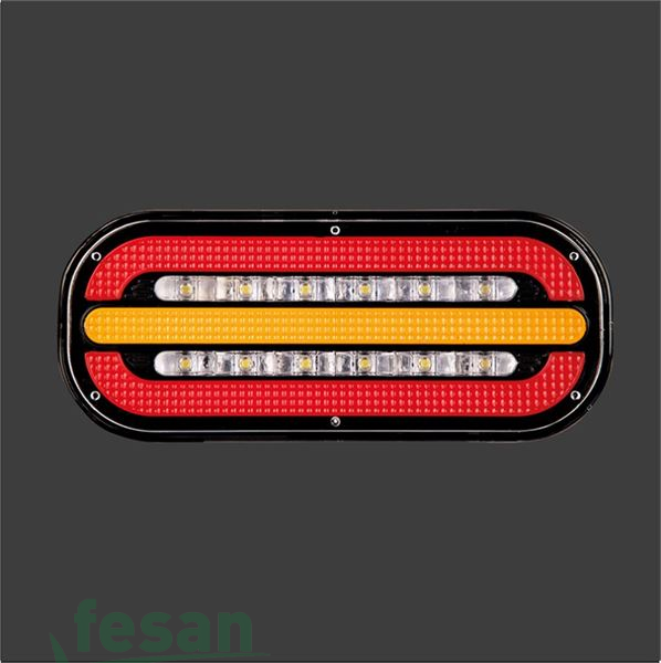 BAD 308 24V STOP LAMBA LEDLİ 4 FONKSİYON AKAR ELİPS