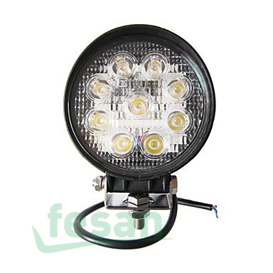 18 1026 ÇALIŞMA LAMBASI 9LED YUVARLAK  A KALİTE 27W WW-2127